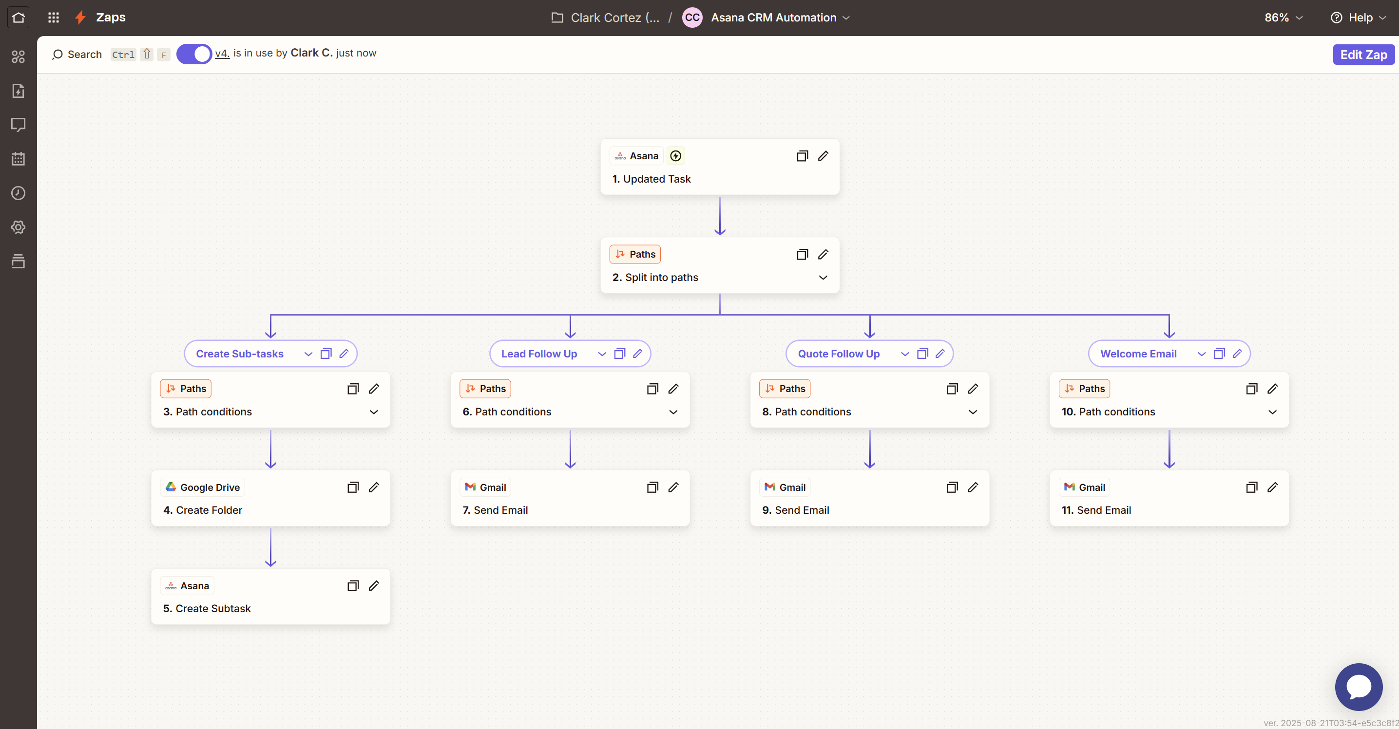 Asana CRM Automation