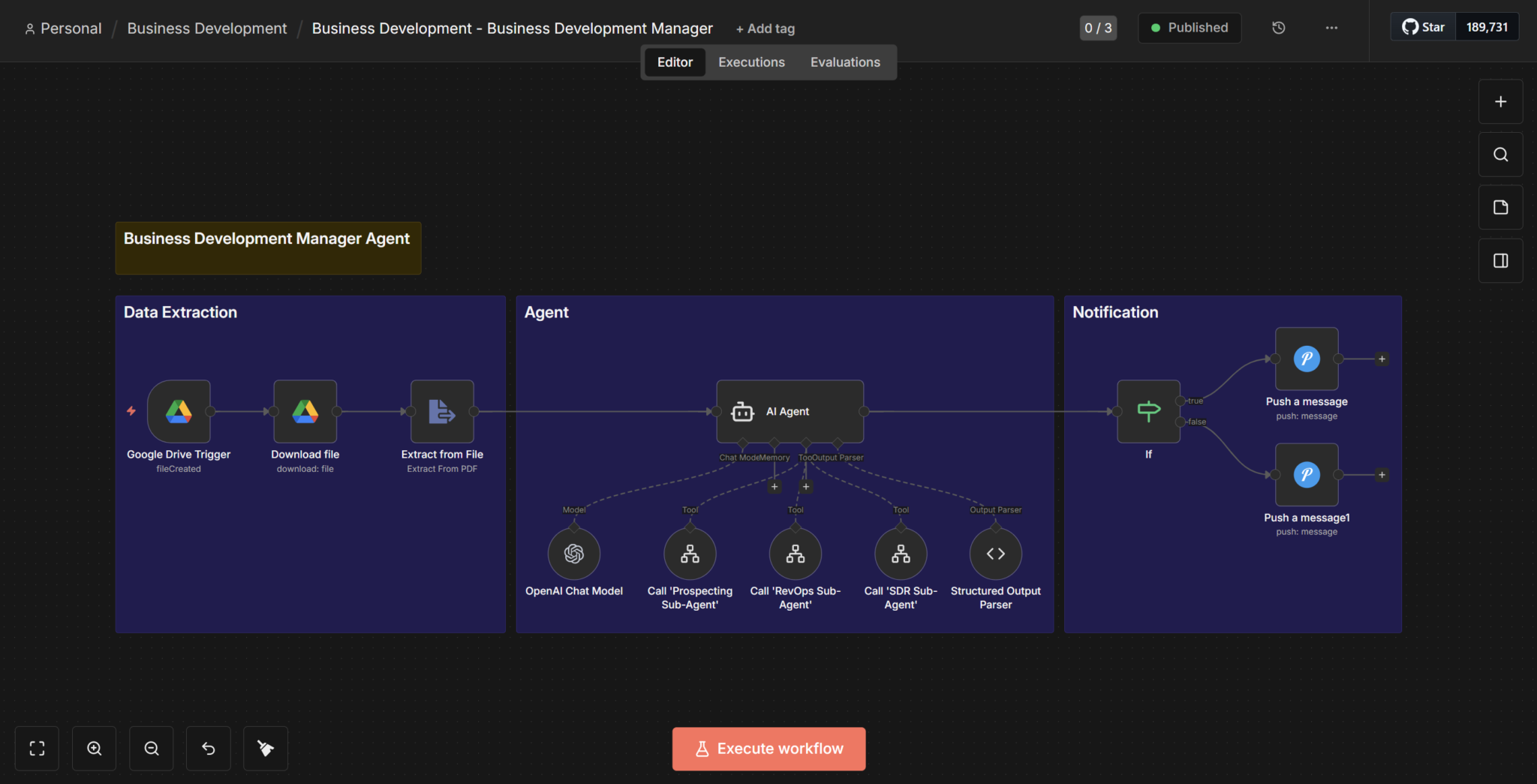 AI Agents (Business Development Team)
